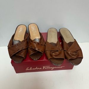 Salvatore Ferragamo sandals bundle